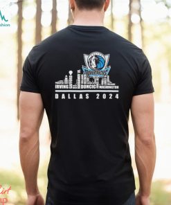 Dallas Mavericks Basketball Team 2024 Player Name Skyline shirt