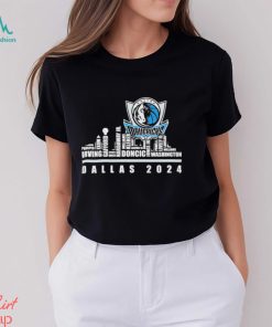 Dallas Mavericks Basketball Team 2024 Player Name Skyline shirt