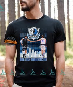 Dallas Mavericks Luka Doncic and Dirk Nowitzki Signatures Shirt
