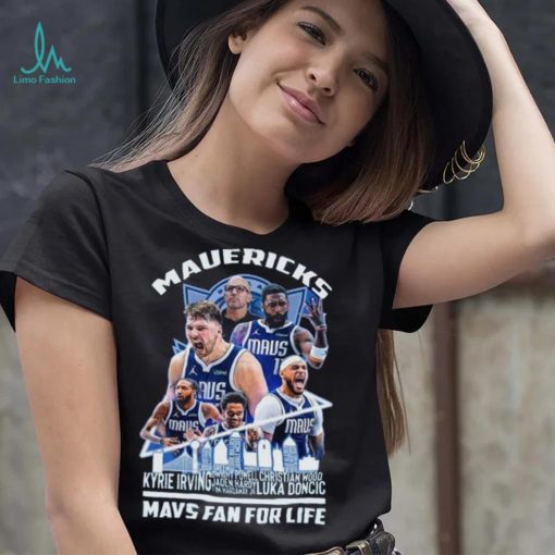 Dallas Mavericks Mavs Fan For Life Skyline Shirts