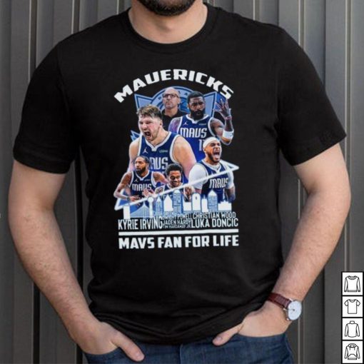 Dallas Mavericks Mavs Fan For Life Skyline Shirts