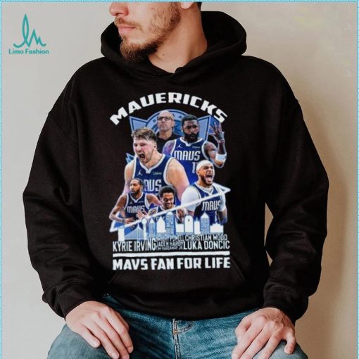 Dallas Mavericks Mavs Fan For Life Skyline Shirts