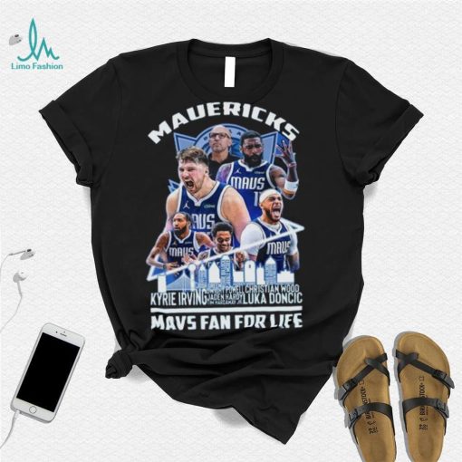 Dallas Mavericks Mavs Fan For Life Skyline Shirts