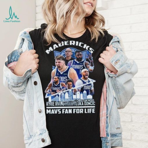 Dallas Mavericks Mavs Fan For Life Skyline Shirts