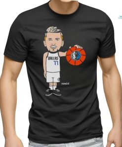 Dallas Mavericks Player 77 Luka Doncic Caricature Shirt