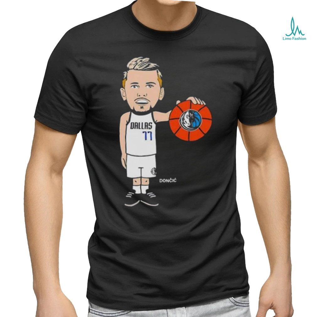 Dallas Mavericks Player 77 Luka Doncic Caricature Shirt