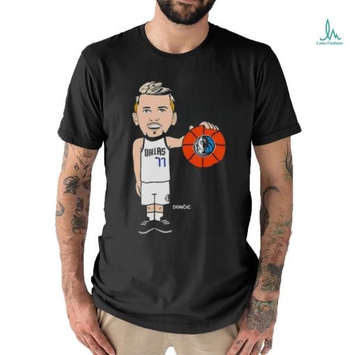 Dallas Mavericks Player 77 Luka Doncic Caricature Shirt