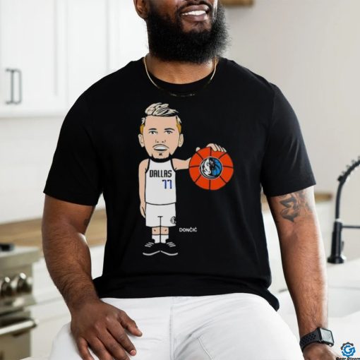 Dallas Mavericks Player 77 Luka Doncic Caricature Shirt