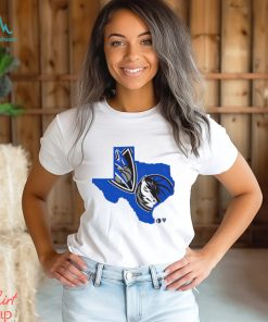 Dallas Mavericks Texas map logo shirt