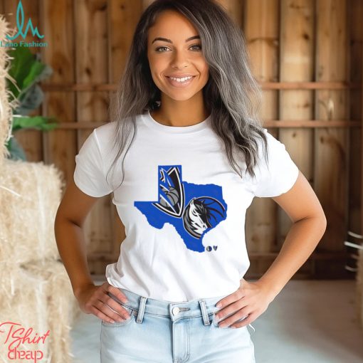 Dallas Mavericks Texas map logo shirt