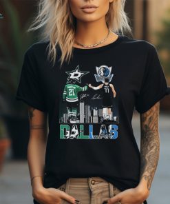 Dallas Sports Teams Dallas Stars Jason Robertson And Dallas Mavericks Luka Dončić Signatures shirt