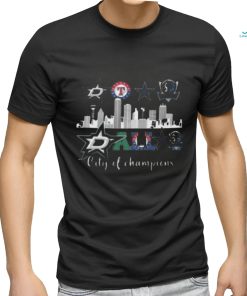 Dallas Stars Dallas Cowboys Texas Rangers Dallas Mavericks City Of Champions T Shirt