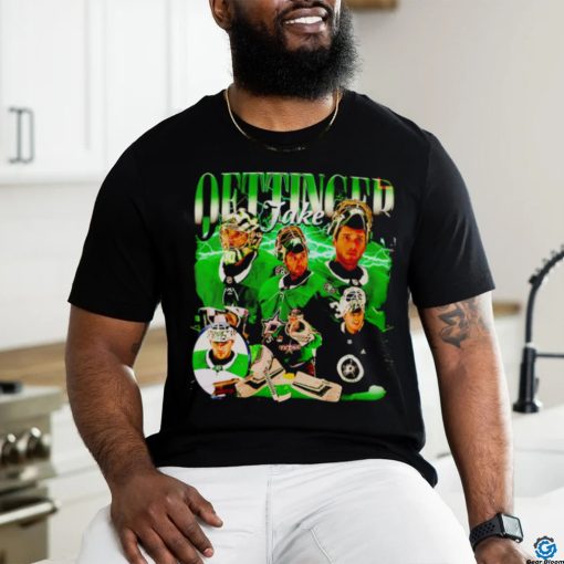 Dallas Stars Jake Oettinger hockey NHL shirt