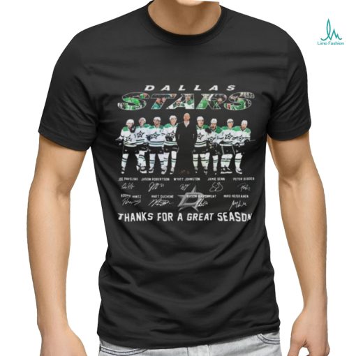 Dallas stars thank you for a great season fan 2024 shirt