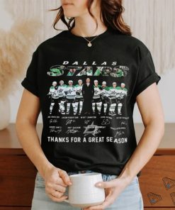 Dallas stars thank you for a great season fan 2024 shirt