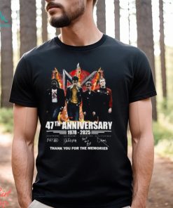 Dead Kennedys 47th Anniversary 1978 2025 Thank You For The Memories T Shirt