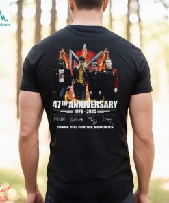 Dead Kennedys 47th Anniversary 1978 2025 Thank You For The Memories T Shirt