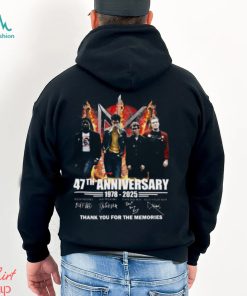Dead Kennedys 47th Anniversary 1978 2025 Thank You For The Memories T Shirt, hoodie, sweater, long sleeve and tank top Dead Kennedys 47th Anniversary 1978 2025 Thank You For The Memories T Shirt