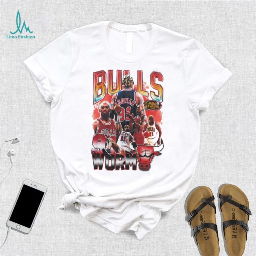 Dennis Rodman Chicago Bulls basketball the Worm shirt