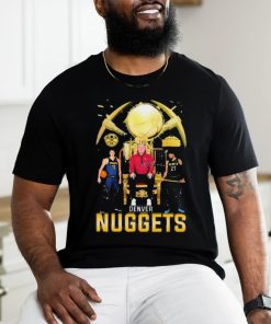 Denver Nuggets Jamal Murray Nikola Jokic And Michael Malone Let’s Go Nuggets Signatures Shirt