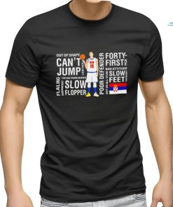 Denver Nuggets Nikola Jokić 15 out of shape can’t jump shirt