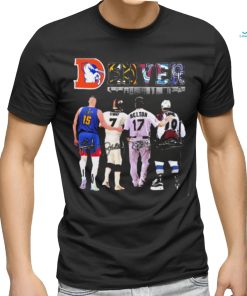 Denver Sports Teams Nikola Jokic Elway Helton And Sakic Signatures Shirt