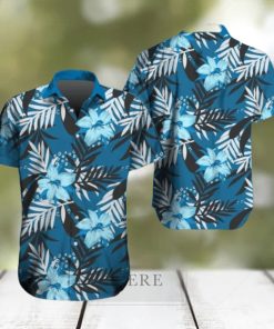 Detroit Lions Hawaiian Tracksuit Floral Outfits Button Down Shirt Beach Shorts