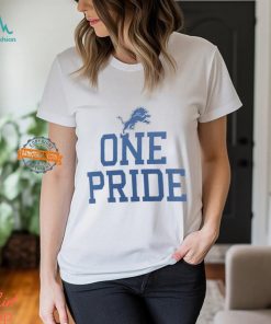 Detroit Lions one pride slogan shirt