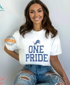 Detroit Lions one pride slogan shirt