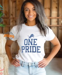 Detroit Lions one pride slogan shirt