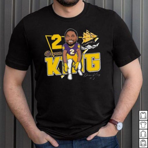 Devon King #2 East Carolina Pirates Signature shirt