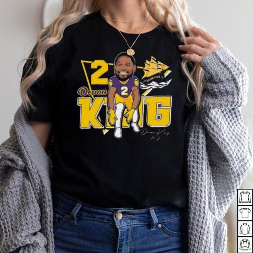 Devon King #2 East Carolina Pirates Signature shirt