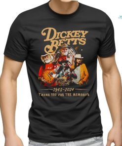 Dickey Betts 1943 2024 Thank You For The Memories Signature T Shirt