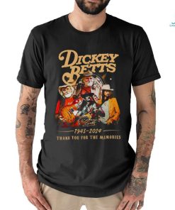 Dickey Betts 1943 2024 Thank You For The Memories Signature T Shirt