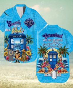 Doctor Who Summer’s Here Don’t Blink Hawaiian Shirt