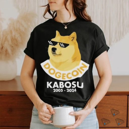 Doge coin kabosu 2005 2024 shirt