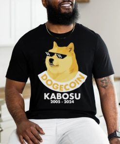 Doge coin kabosu 2005 2024 shirt