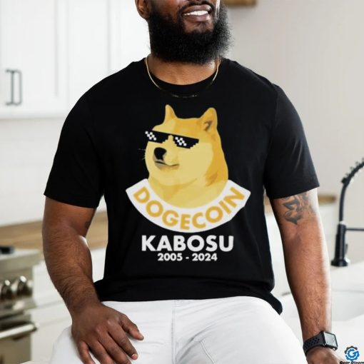 Doge coin kabosu 2005 2024 shirt