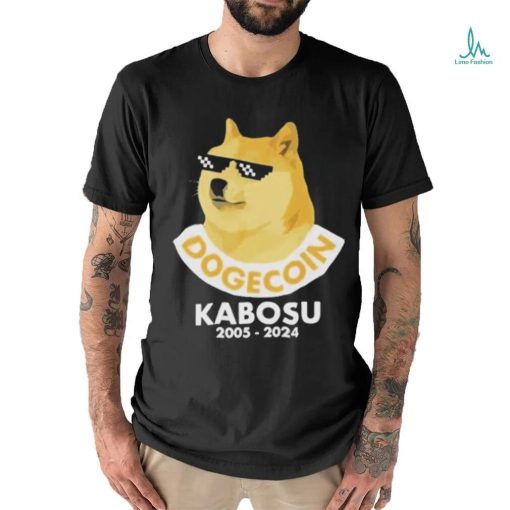 Doge coin kabosu 2005 2024 shirt