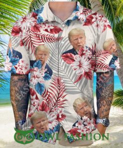 Donald Trump Face Expression Hawaii Shirt