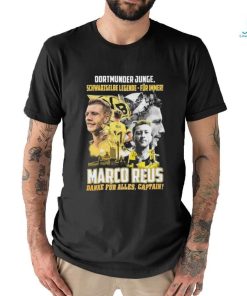 Dortmunder Junge Schwarz Gelbe Legende – Fur Immer Marco Reus Danke Fur Alles, Captain T Shirt