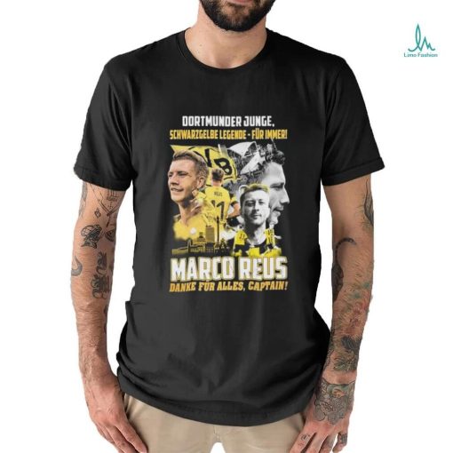 Dortmunder Junge Schwarz Gelbe Legende – Fur Immer Marco Reus Danke Fur Alles, Captain T Shirt