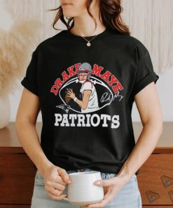 Drake Maye New England Patriots Homage Caricature Player Tri Blend T Shirt