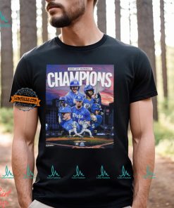 Duke Blue Devils 2024 ACC Baseball Champions Poster shirt