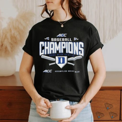 Duke Blue Devils 2024 ACC Baseball Conference Tournament Champions Locker Room T Shirt