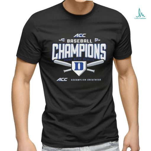 Duke Blue Devils 2024 ACC Baseball Conference Tournament Champions Locker Room T Shirt