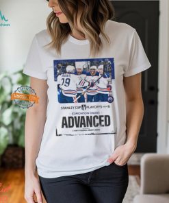 Edmonton Oilers Are The Final Team To Advanced To The Conference Finals NHL Stanley Cup Playoffs 2024 Unisex T Shirt