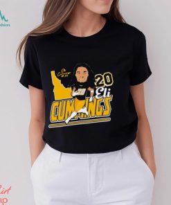 Eli Cummings 2024 Idaho Vandals baseball caricature shirt