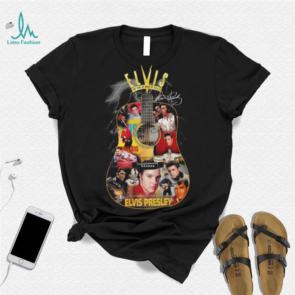 Elvis Presley The King Of Rock’N Roll The Number One Hits Collection T Shirt Elvis Presley The King Of Rock’N Roll The Number One Hits Collection T Shirt