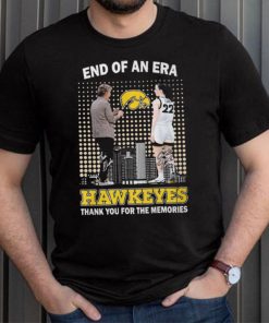 End Of An Era Lisa Bluder & Caitlin Clark Hawkeyes Thank You For The Memories T Shirt